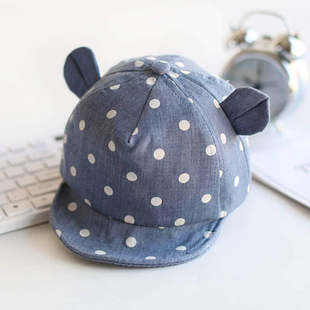 Polka Dot Summer Cap for Baby - Image 5