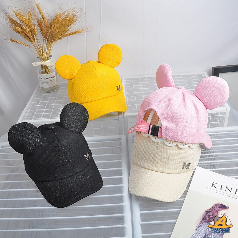 Mickey Mouse Ears Summer Cap for Girls - Image 2