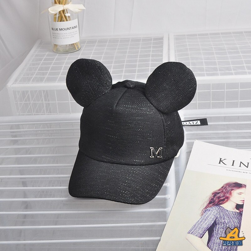 Mickey Mouse Ears Summer Cap for Girls - Image 4