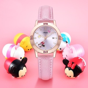 Cute Watch for Girls in pink, on a white background – a fun and playful gift for girls from Little Pirates.