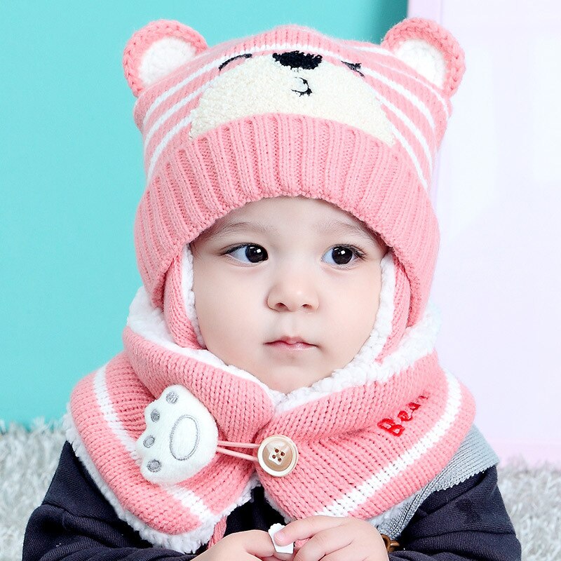 Baby Girl Hat and Scarf Set, in a home setting – a fun and playful gift for girls from Little Pirates.