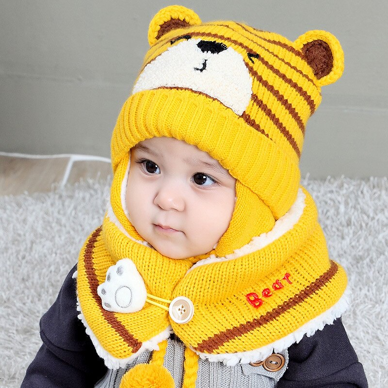Baby Girl Hat and Scarf Set - Image 4