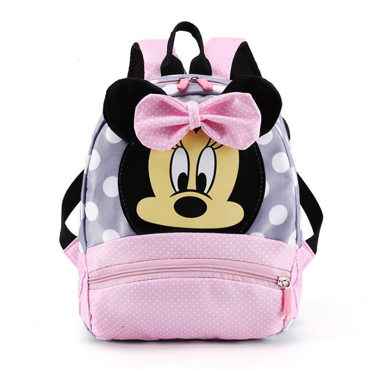 Disney Patterned Backpack for Girls in pink, on a white background – a fun and playful gift for girls from Little Pirates.