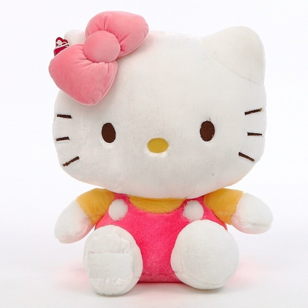 Hello Kitty Plush Toy for Girls in pink, on a white background – a fun and playful gift for girls from Little Pirates.