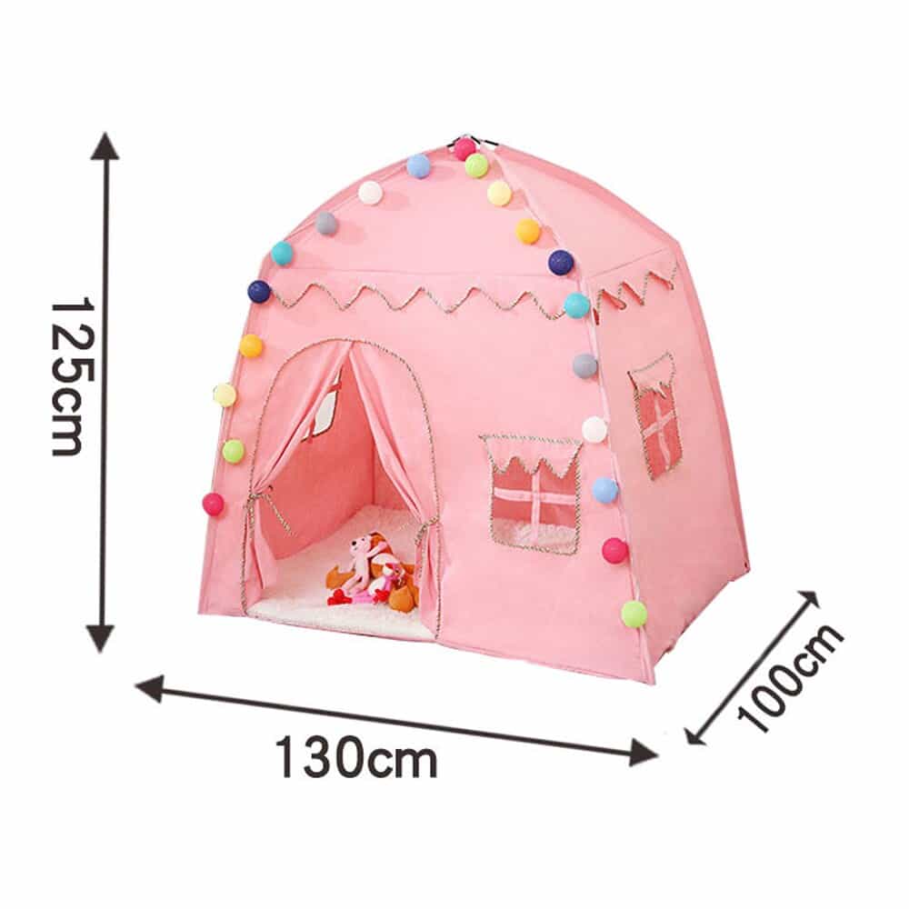 Castle-Shaped Play Tent for Girls - Image 5