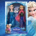 Elsa and Anna Dolls for Girls shown in a child's bedroom – stylish and cosy choice for girls from Little Pirates.