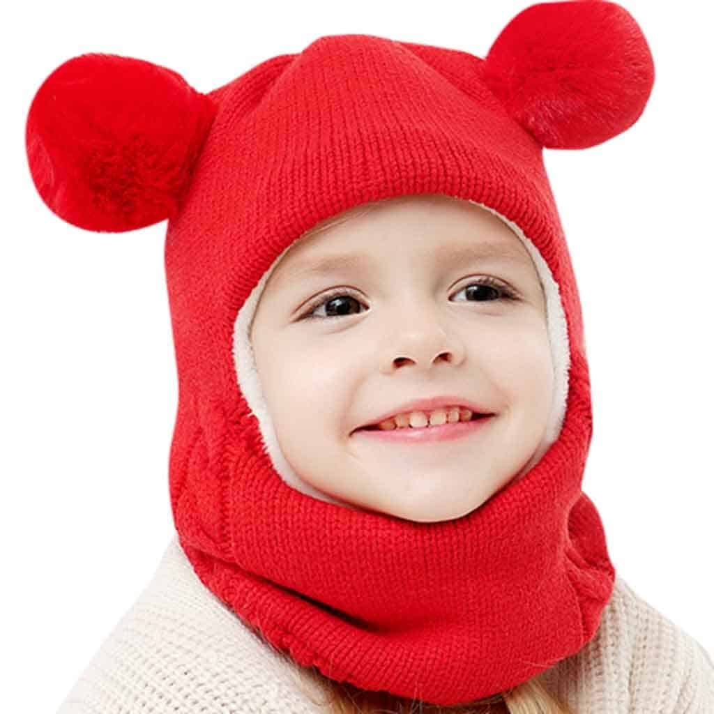 Girls' Double Pompom Balaclava - Image 2