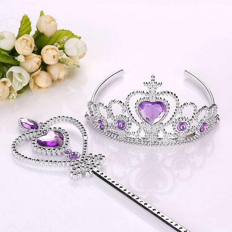 Frozen Crown and Magic Wand Set for Girls - Image 3