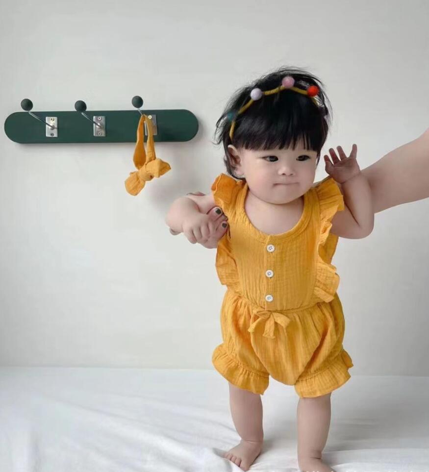 Girls' Playsuit with Matching Headband - Image 6