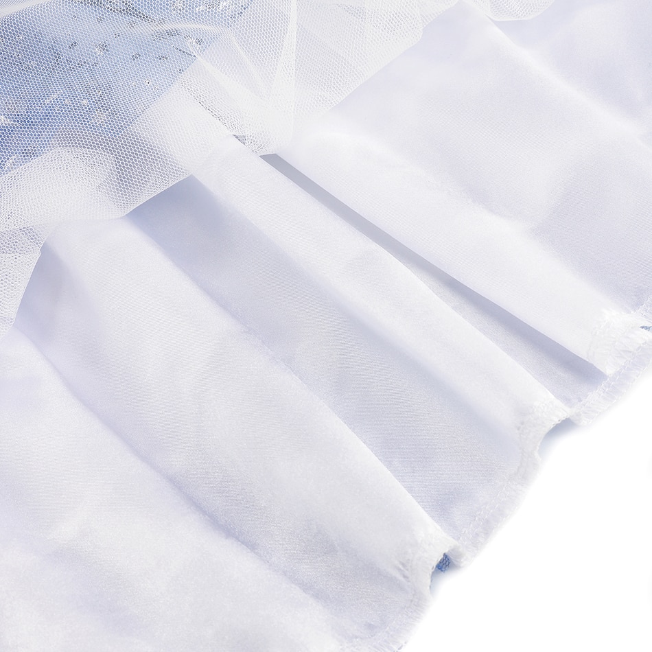 Disney Princess Elsa Dress with Blue Details for Girls - Image 2