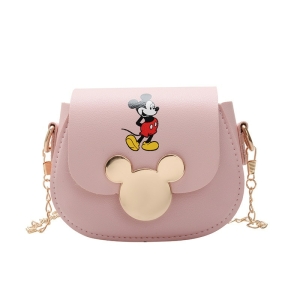 Stylish Mickey Mouse crossbody bag for girls featuring a fun character print, perfect for everyday adventures.