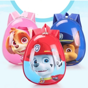 PAW Patrol printed nursery backpack for girls, a fashionable kids' school bag.