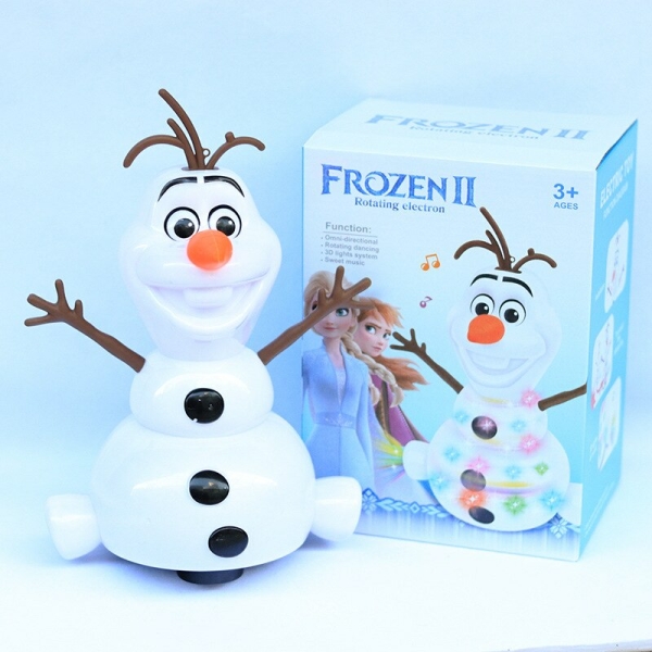 An adorable Olaf dancing figure with colourful lights for girls, a fun Frozen-inspired nightlight and decoration.