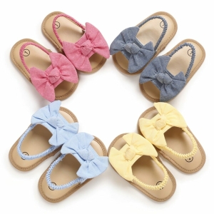 Sandales à nœud papillon pour filles à la mode