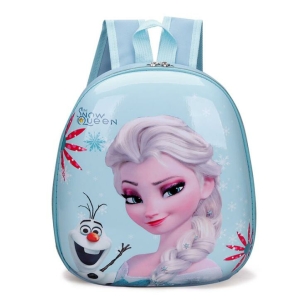 An Elsa from Frozen backpack for girls, decorated with the iconic princess portrait for school and outings