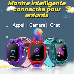 A kids smart connected watch with call, camera and chat functions, waterproof and stylish for boys and girls.