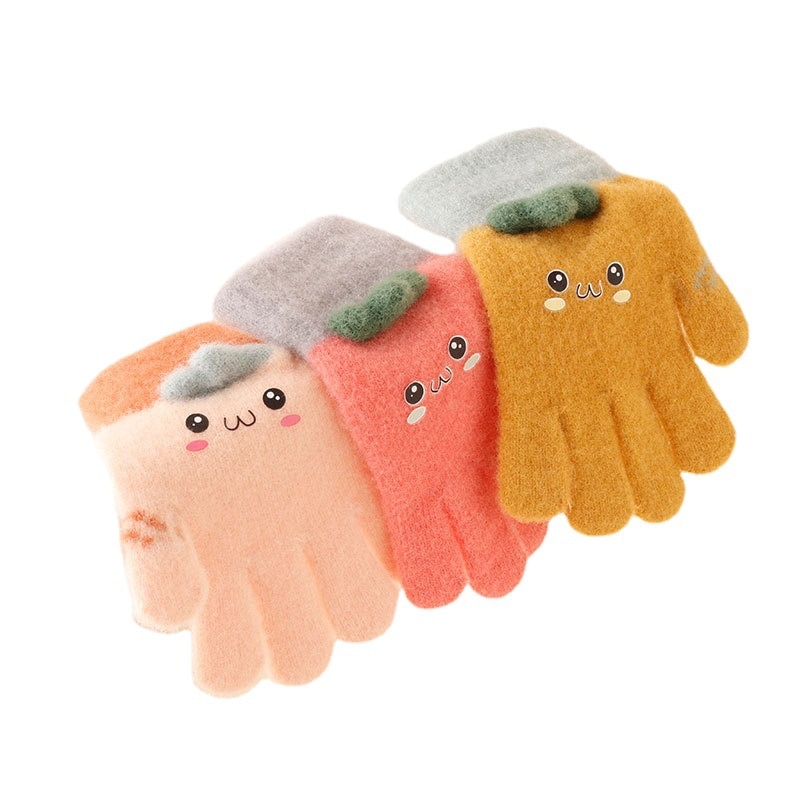 Girls' Warm Cashmere Winter Gloves - Image 5