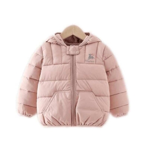 A warm and comfortable padded jacket for girls, practical and cosy for cold weather, available in lovely colours to suit every little girl.