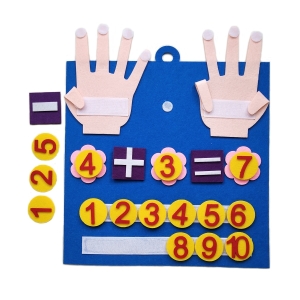 A fun Montessori learning to count toy for girls, developing early maths skills through hands-on counting and number recognition activities.