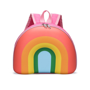 Girls' Waterproof Breathable Nursery Backpack shown on a white background, lightweight and fun for school or nursery.