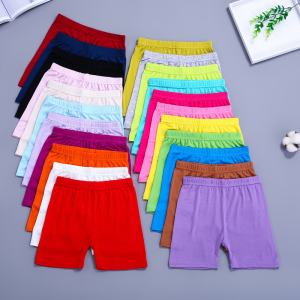 Plain Boxer Shorts for Girls shown flat on white background, comfortable 100% cotton underwear for girls.