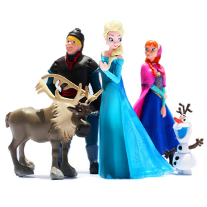 Disney Frozen Figures for Girls on white background, fun and engaging toy for young girls.
