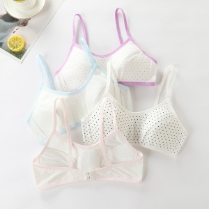 Pack of 4 Comfortable Cotton Crop Tops for Girls displayed flat, lightweight and soft cotton perfect for daily wear.