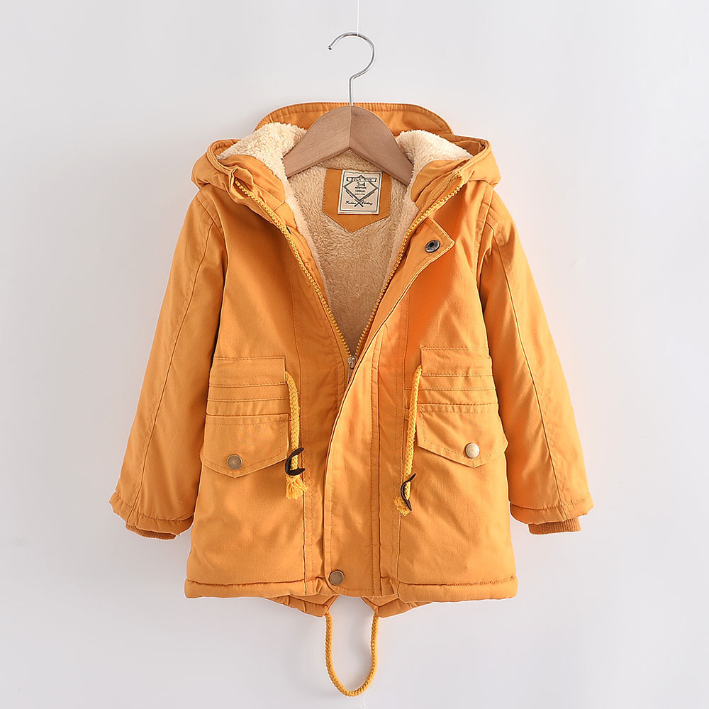 Hooded Parka with Soft Warm Lining for Girls - Image 11