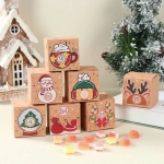 The fill-your-own Advent calendar with some doors open, showing how easy it is to personalise with sweets, toys, or small gifts for a unique Christmas countdown.