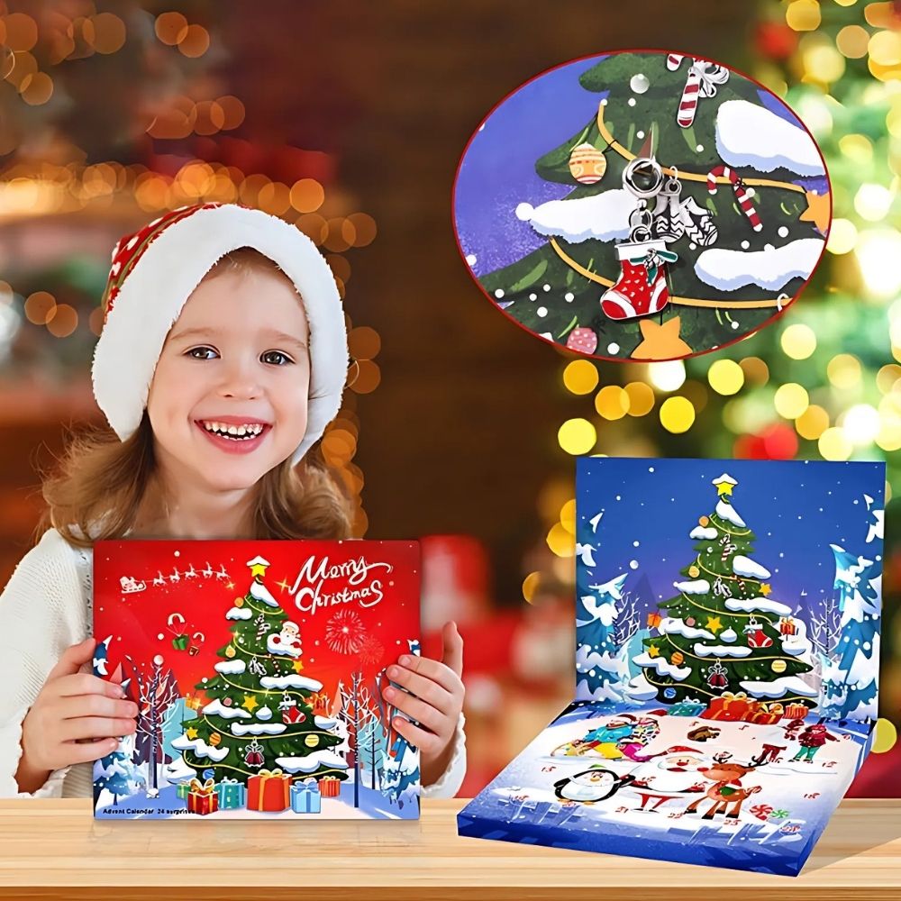 Christmas Advent Calendar with Jewellery Charms - Image 5