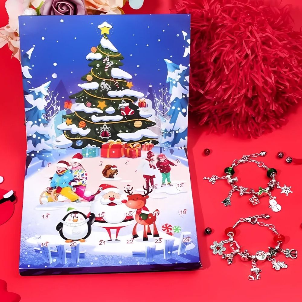 Christmas Advent Calendar with Jewellery Charms - Image 4