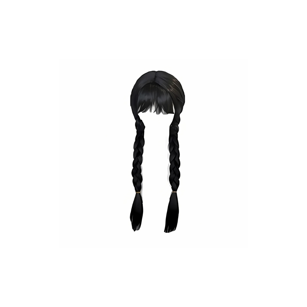 Wednesday Addams Black Dress Halloween Fancy Dress for Girls - Image 6