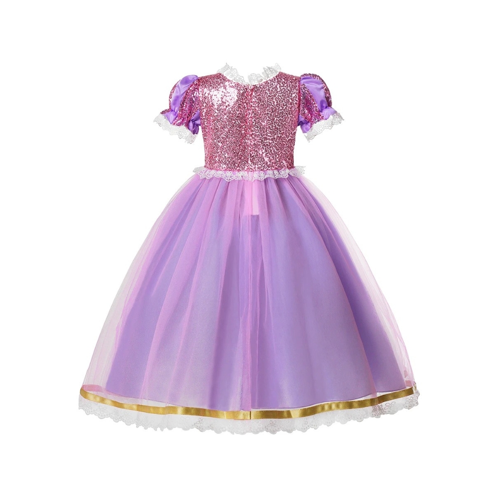 Rapunzel Princess Dress Costume for Girls - Image 4