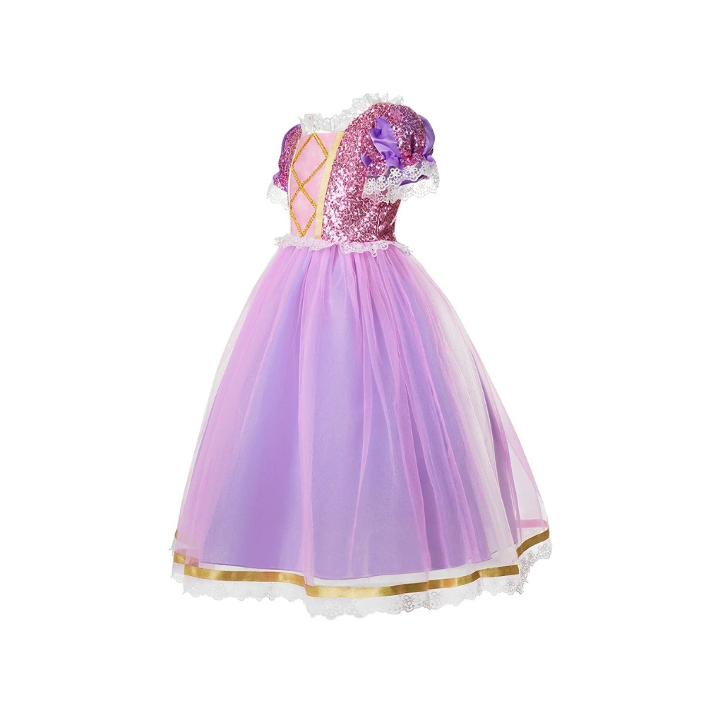 Rapunzel Princess Dress Costume for Girls - Image 3