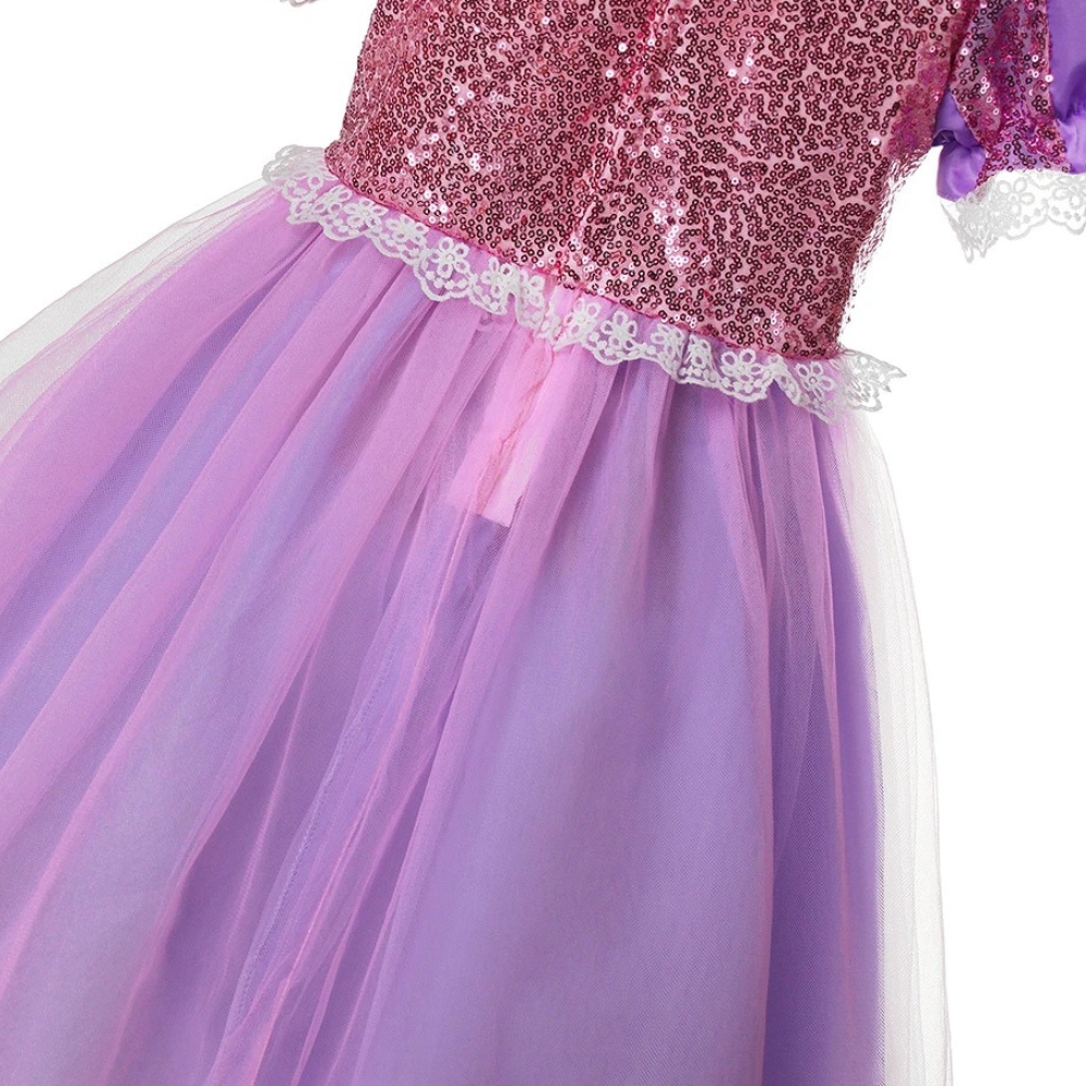 Rapunzel Princess Dress Costume for Girls - Image 6