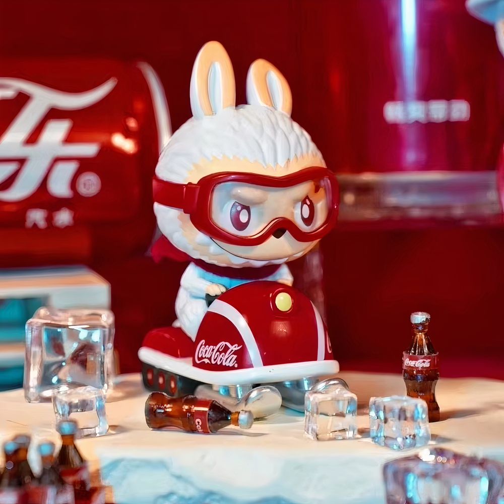 Labubu-style Coca-Cola The Monsters figurine revealed from the mystery box, fun limited-edition collectible.