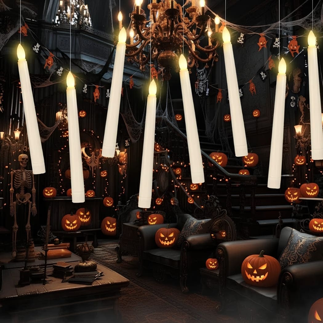 Harry Potter Floating LED Candles with Magic Wand - Image 3