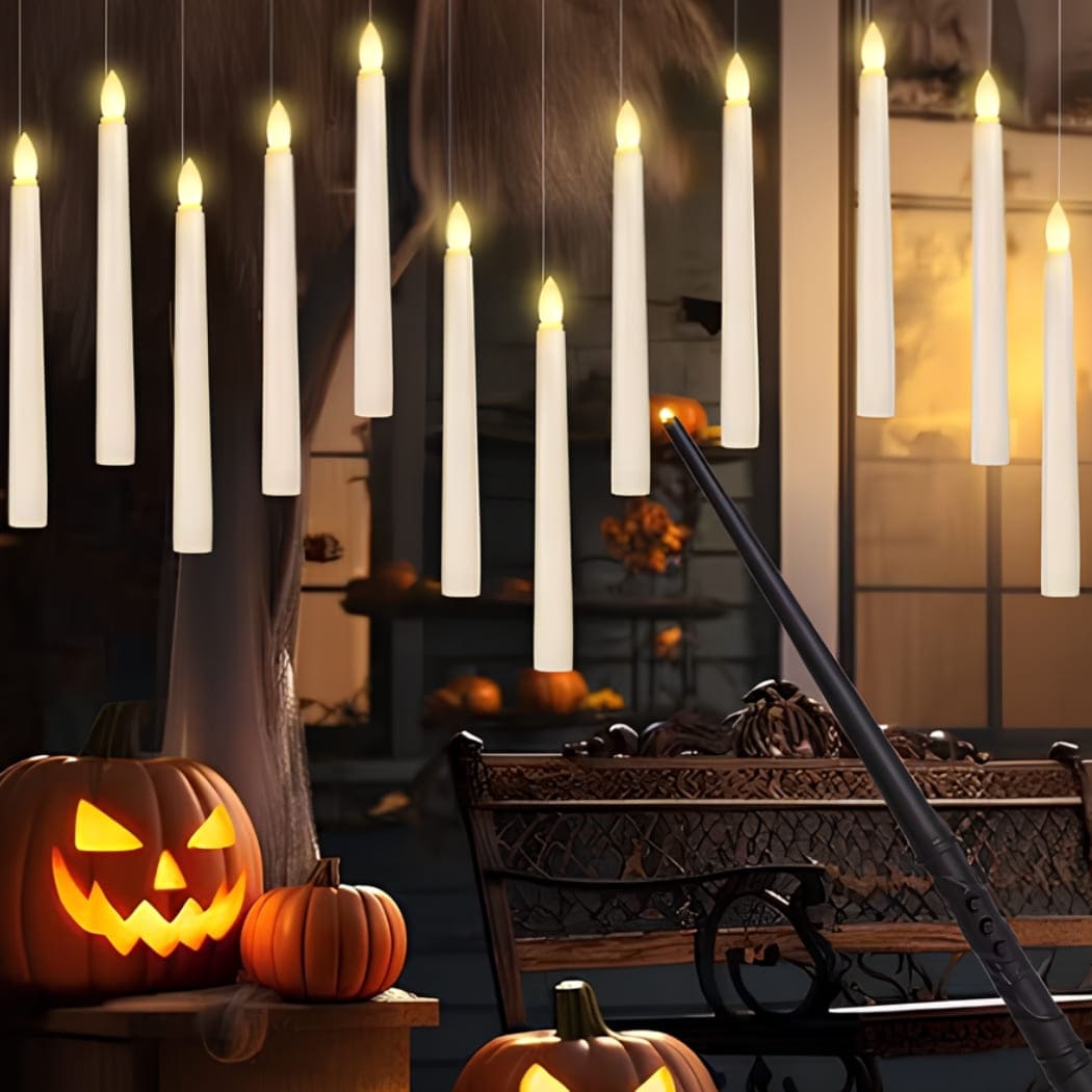 Harry Potter Floating LED Candles with Magic Wand - Image 5