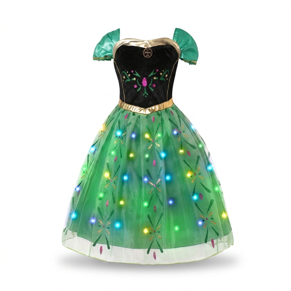 Anna from Frozen LED Princess Dress - Image 4