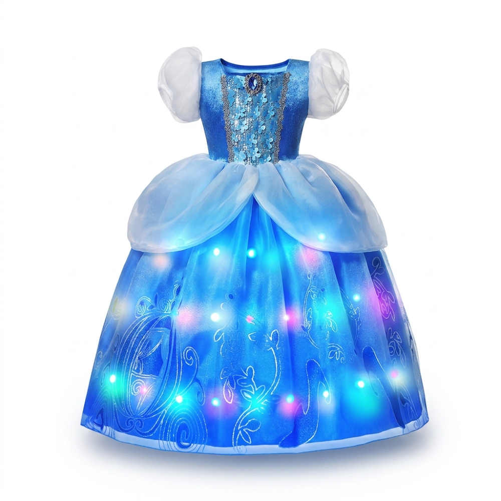 Cinderella Ball LED Princess Dress - Image 4