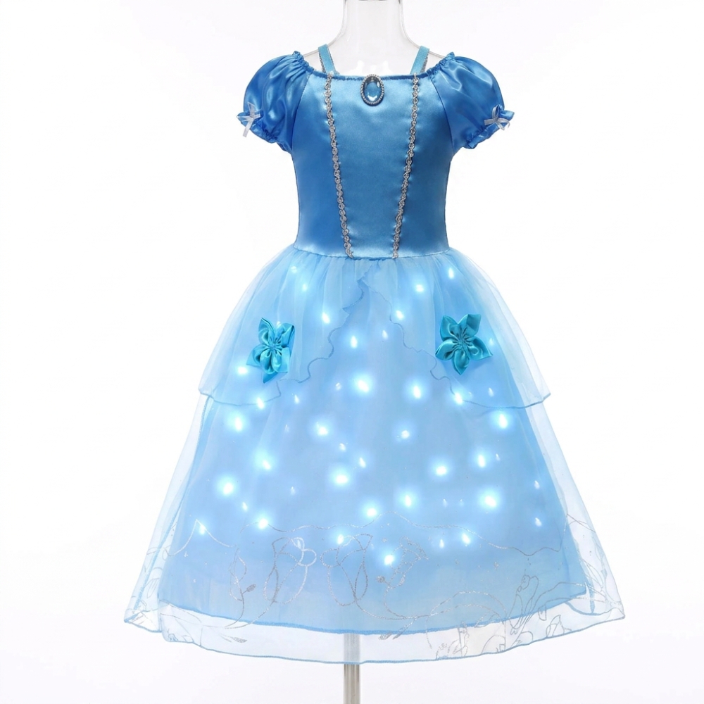 LED Princess Dress Cinderella Costume - Image 4