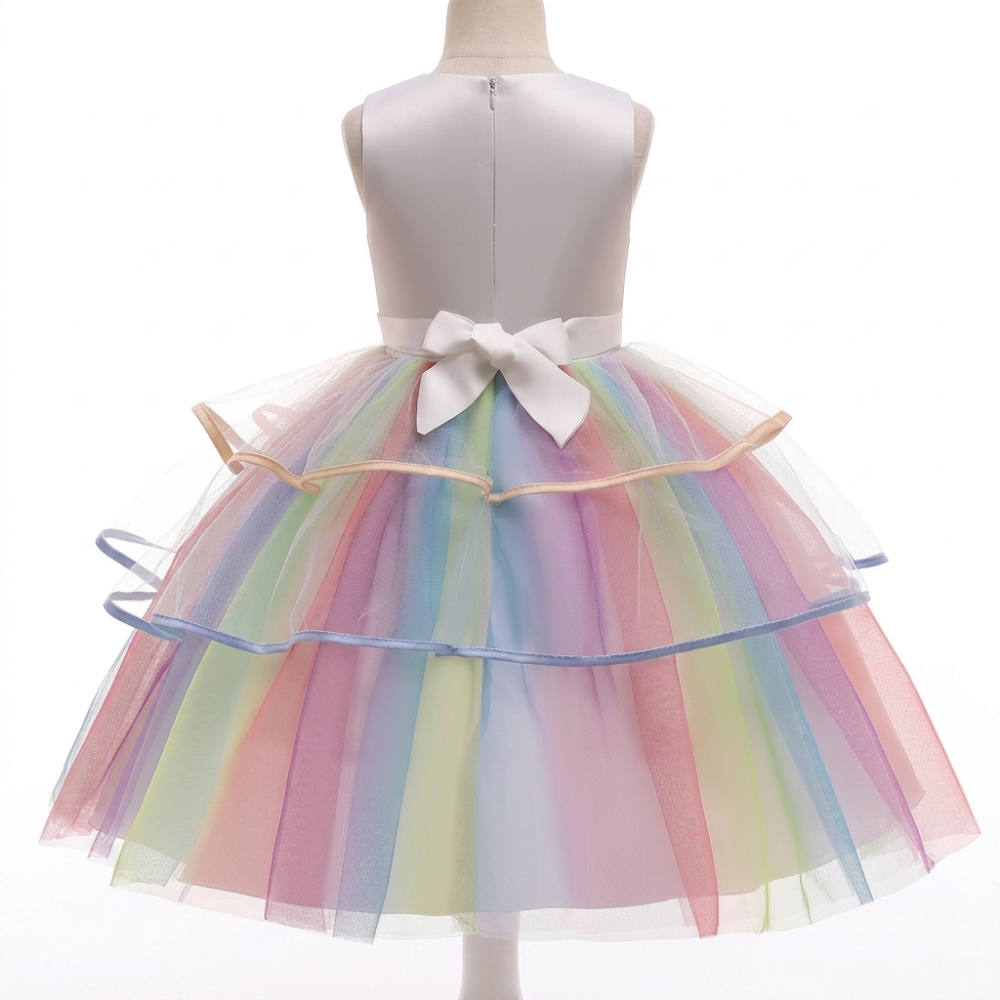 Rainbow Unicorn LED Princess Dress - Image 6