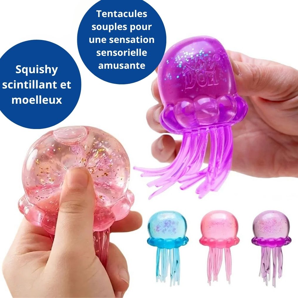 Needoh Jellyfish Squishy Stress Ball - Image 4