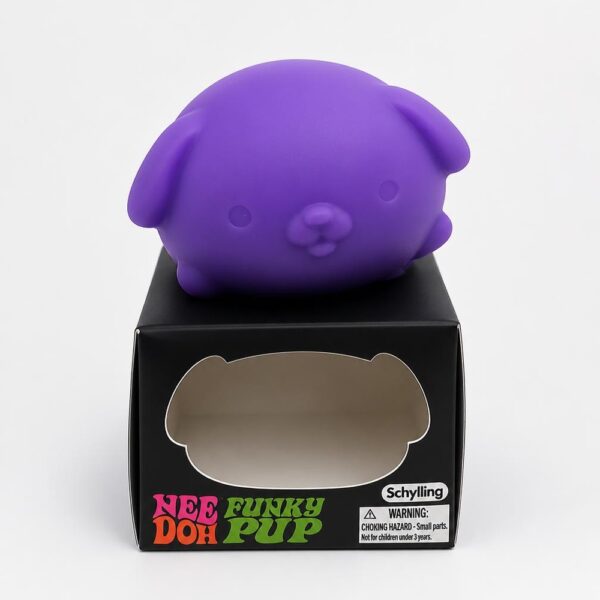 Needoh-style anti-stress squishy toy dog head