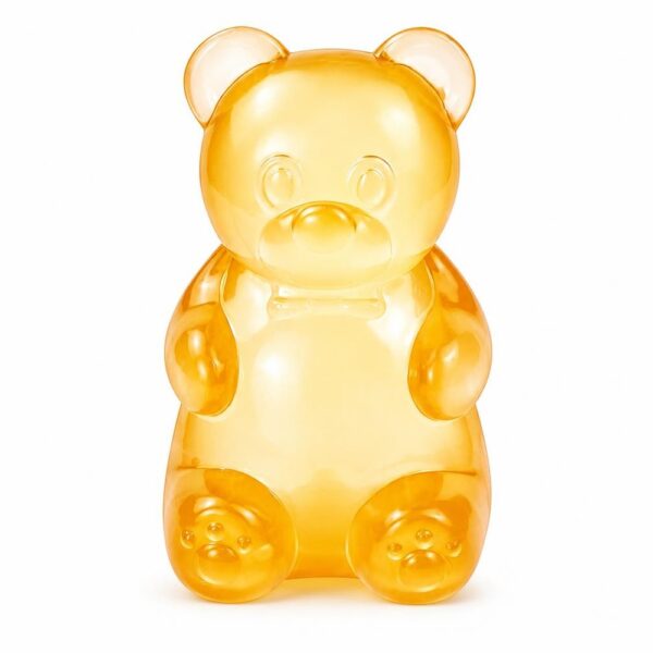Needoh style anti-stress squishy toy in gummy bear