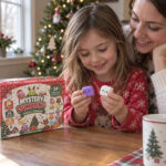 Advent calendar with 24 mini Christmas squishies